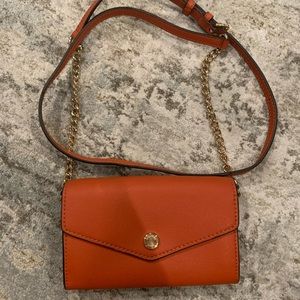 Michael Kors orange crossbody mini